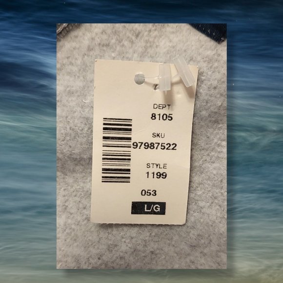 Aeropostale "NY Varsity Dept" zipped hoodie, NWOT, size Lg - Picture 6 of 6